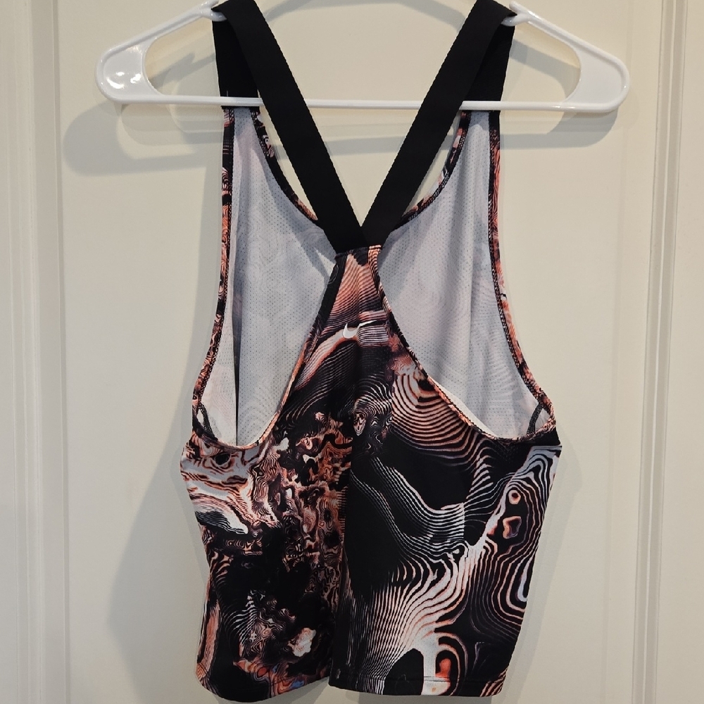 Nike Pro Women's Racerback Training Tank Swirl Pattern - Picture 4 of 4